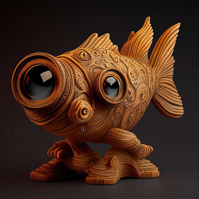Calico telescope fish